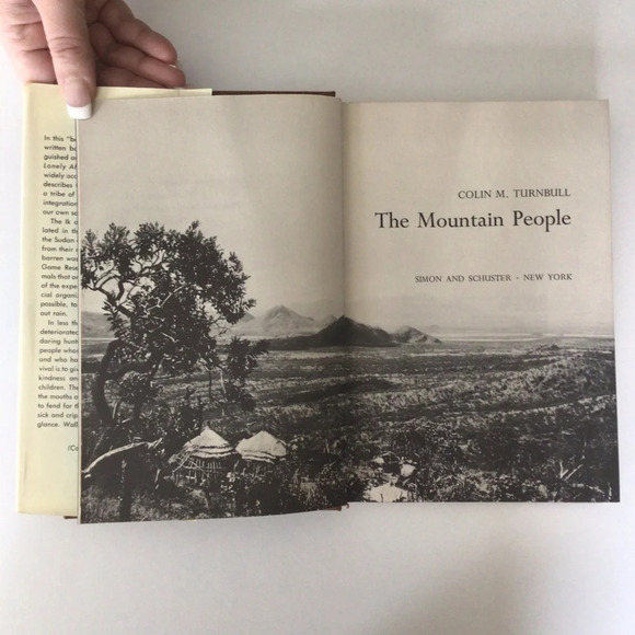 The Mountain People by Colin M. Turnbull Hardcover Book - Picture 7 of 15